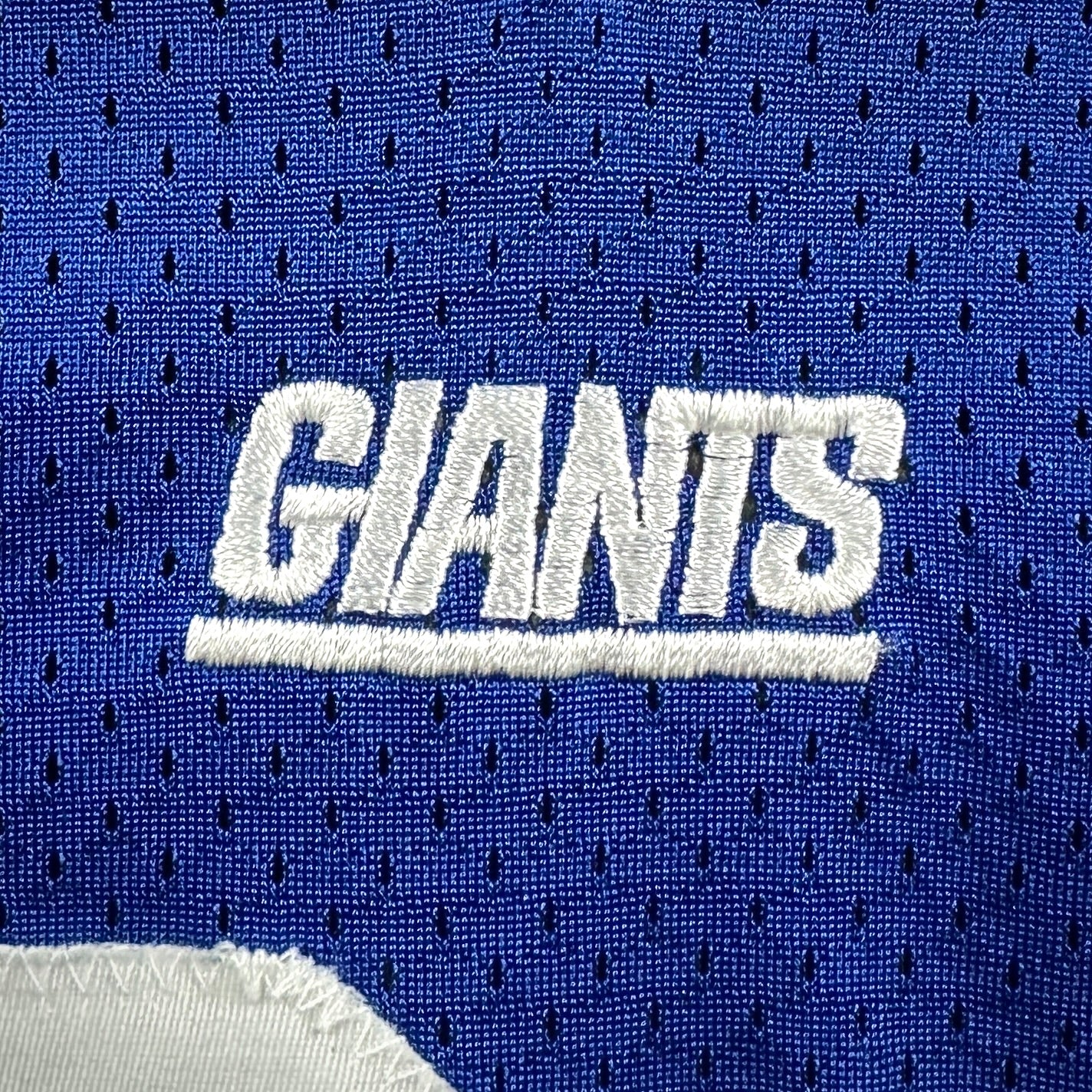 2002 Reebok NFL Authentic Jersey New York Giants Tiki Barber Sz. 52 Vintage