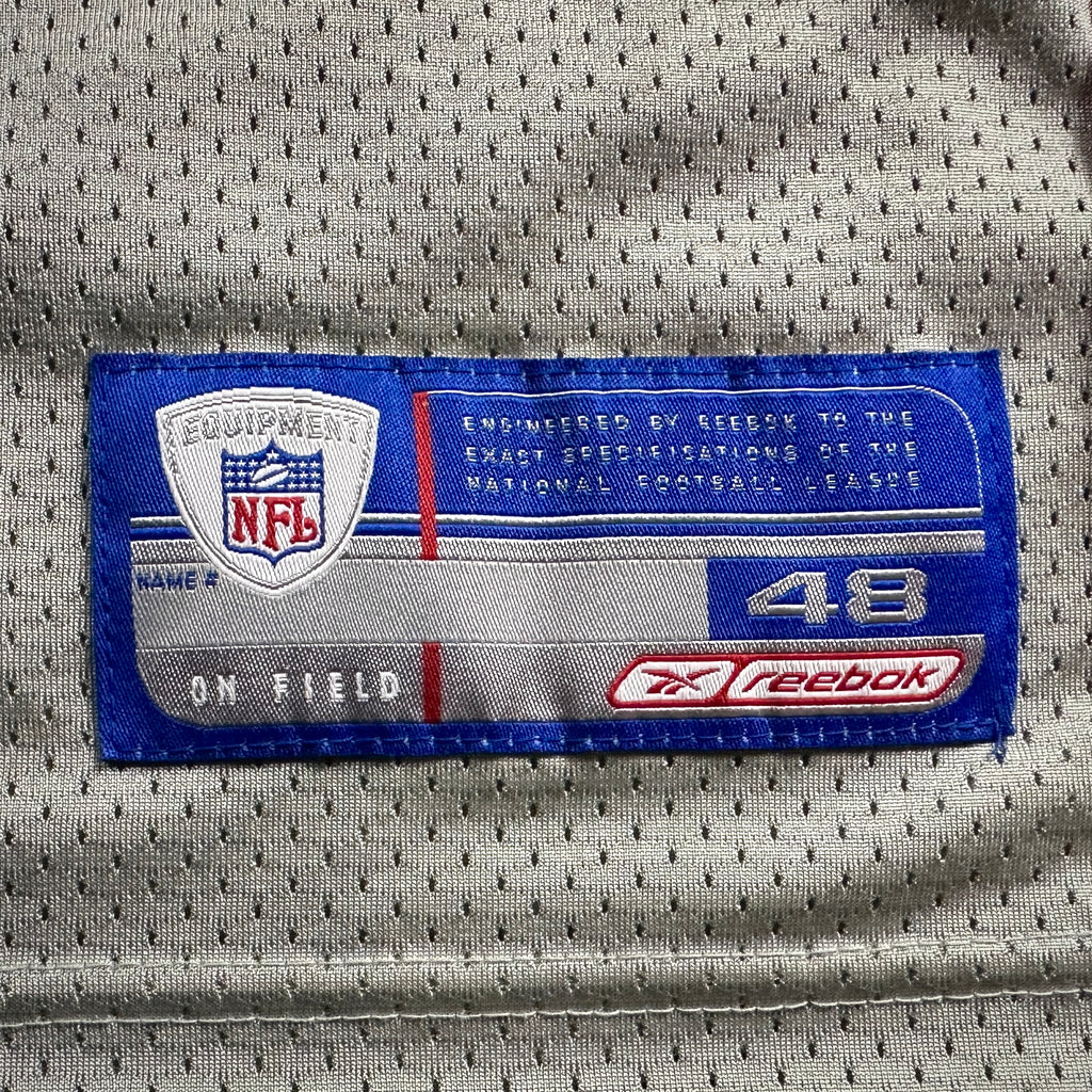 2003 Reebok NFL Authentic Jersey New England Patriots Tom Brady Sz. 48 Silver Alternate
