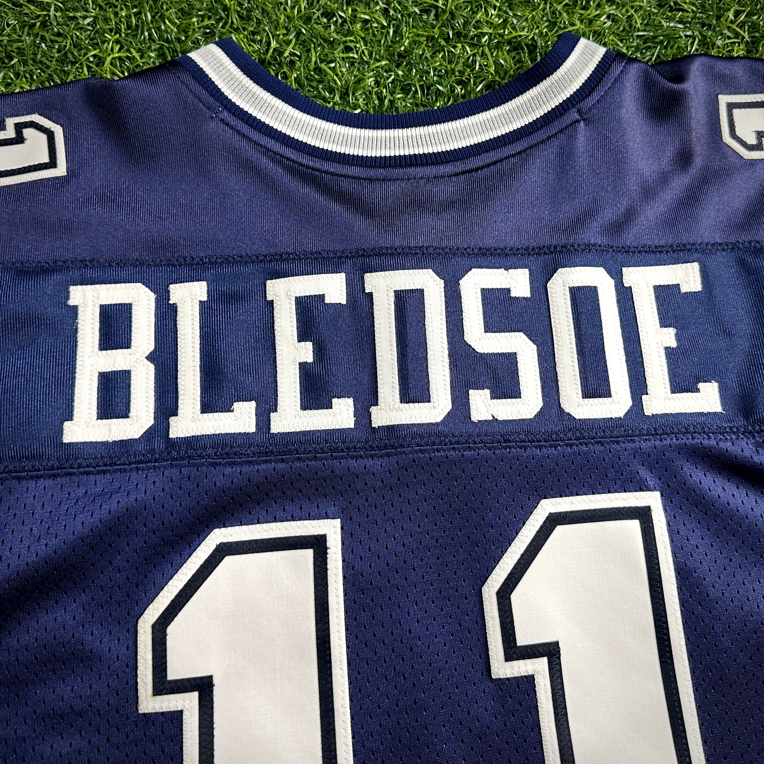 2005 Reebok NFL Authentic Jersey Dallas Cowboys Drew Bledsoe Sz. 52 Vintage