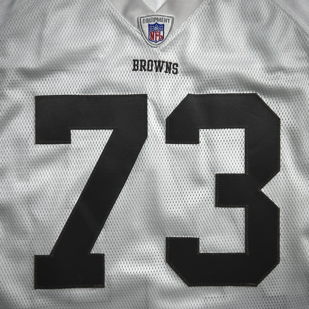 2007 Reebok NFL Authentic Jersey Cleveland Browns Joe Thomas 52 Rookie Vintage