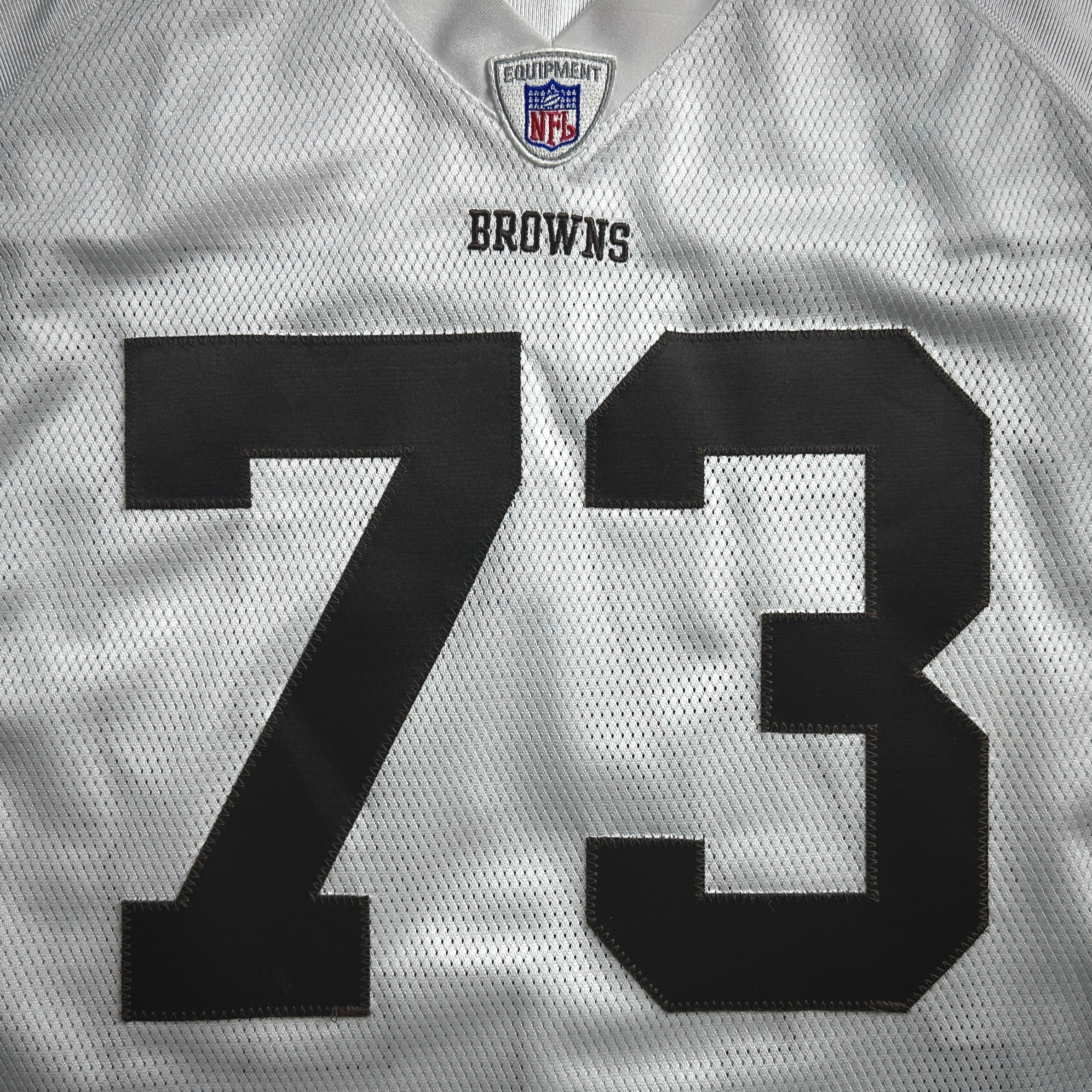 2007 Reebok NFL Authentic Jersey Cleveland Browns Joe Thomas 52 Rookie Vintage