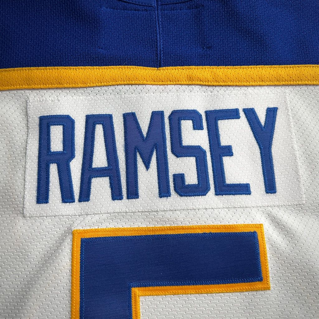 CCM NHL On-Ice Authentic 1988 Jersey Buffalo Sabres Mike Ramsey Sz. 50 Throwback