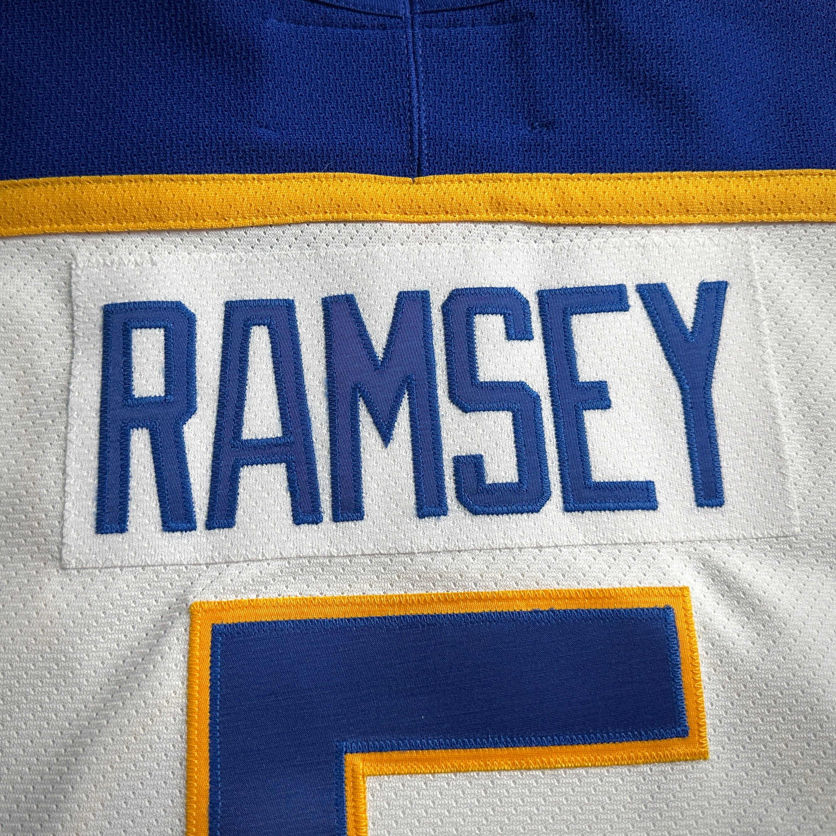 CCM NHL On-Ice Authentic 1988 Jersey Buffalo Sabres Mike Ramsey Sz. 50 Throwback