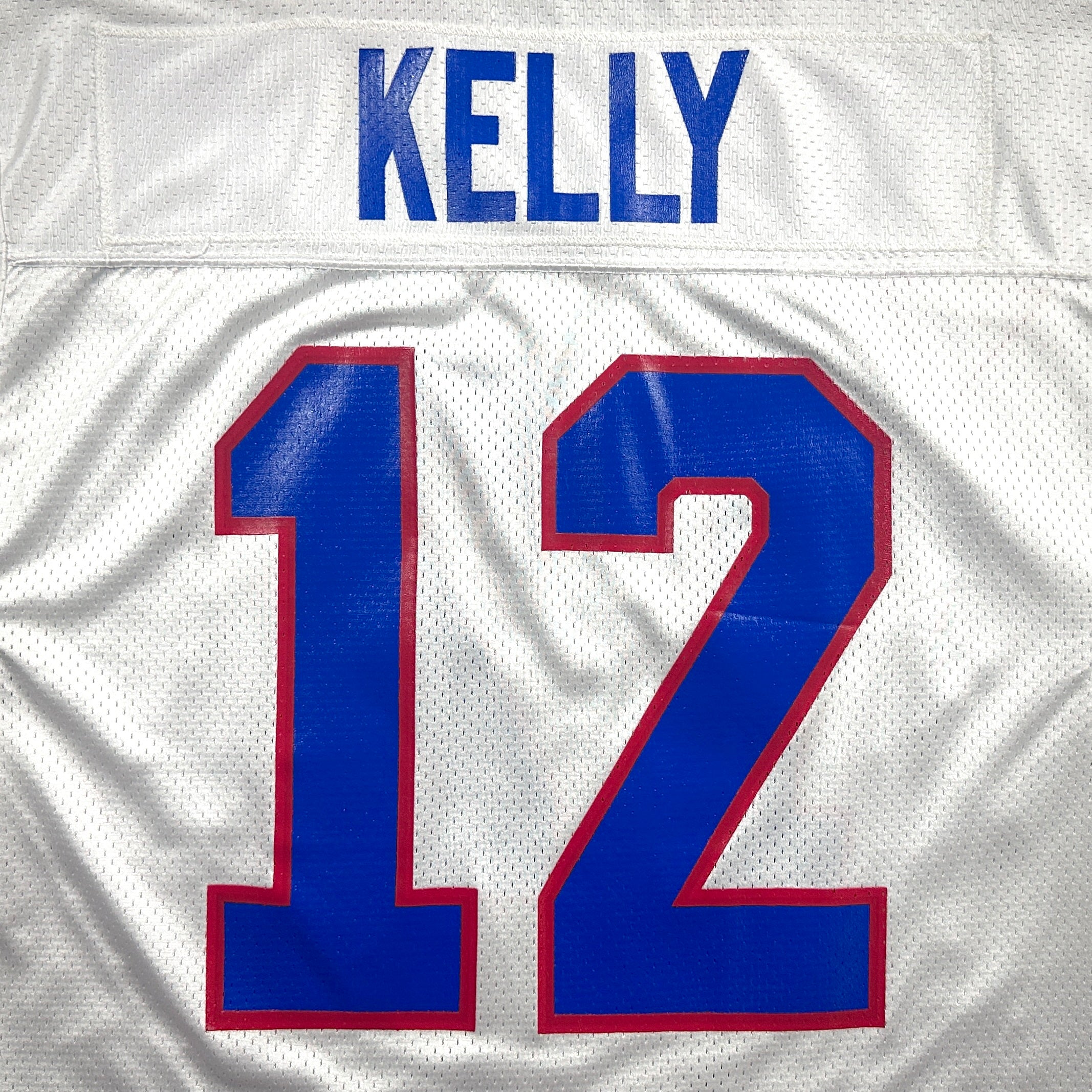 1994 Ripon Athletic NFL Authentic Jersey Buffalo Bills White Jim Kelly Sz. 44 (L)