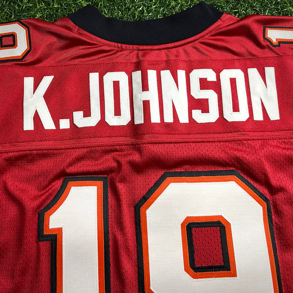 2002 Reebok NFL Authentic Jersey Tampa Bay Buccaneers Keyshawn Johnson Sz. 48 Super Bowl XXXVII