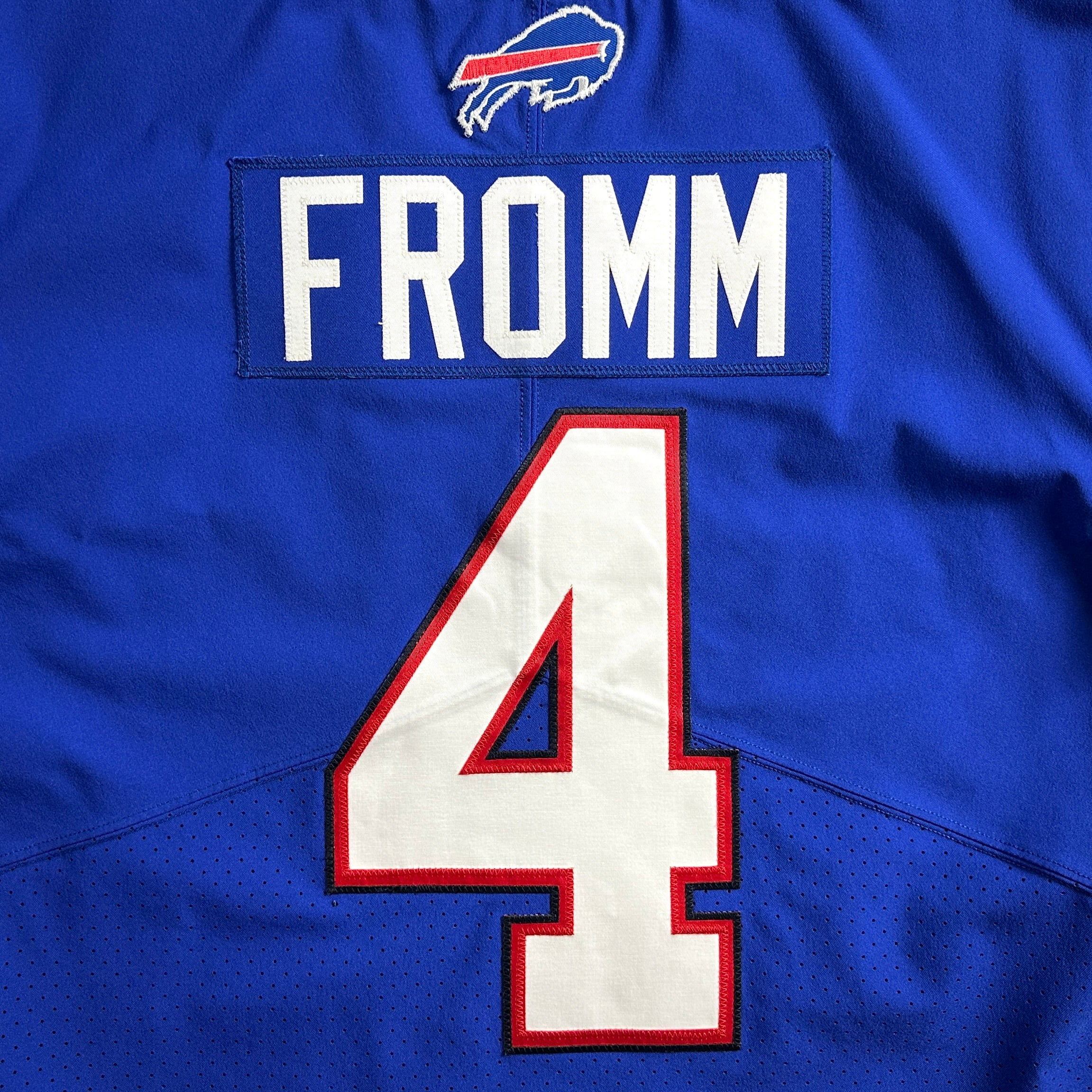 2020 Nike NFL Game-Issued Rookie Jersey Buffalo Bills Jake Fromm Sz. 44 Team COA
