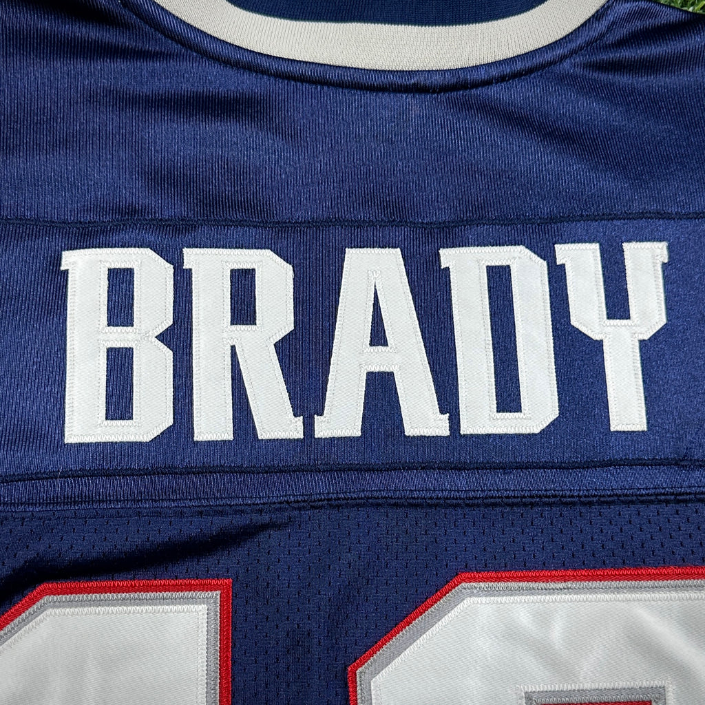 2003 Reebok NFL Authentic Jersey New England Patriots Tom Brady Sz. 52 Super Bowl XXXVIII