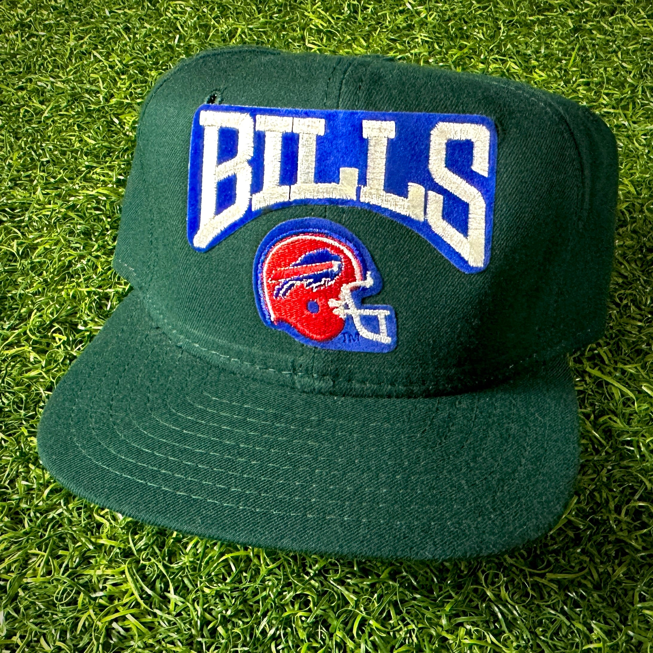 90’s New Era NFL Pro Model Snapback Hat Buffalo Bills Forest Green NEW!