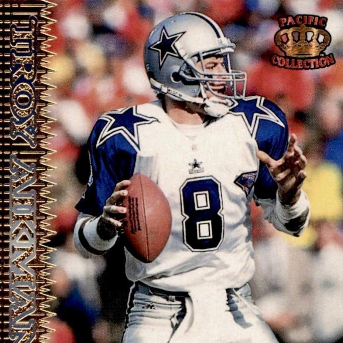 1994 Ripon NFL Pro Jersey Dallas Cowboys Troy Aikman Sz. 48 Double Star Issued