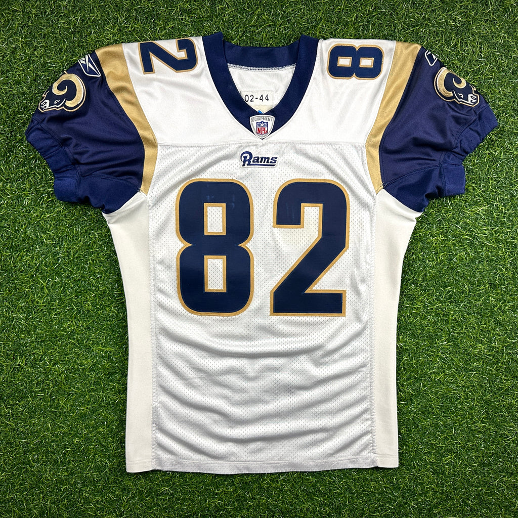 2003 Reebok NFL Game-Used Rookie Jersey St. Louis Rams Mike Furrey Sz. 44 Repairs