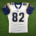 2003 Reebok NFL Game-Used Rookie Jersey St. Louis Rams Mike Furrey Sz. 44 Repairs