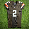 2014 Nike NFL Team Issued Jersey Cleveland Browns Johnny Manziel Autograph Rookie