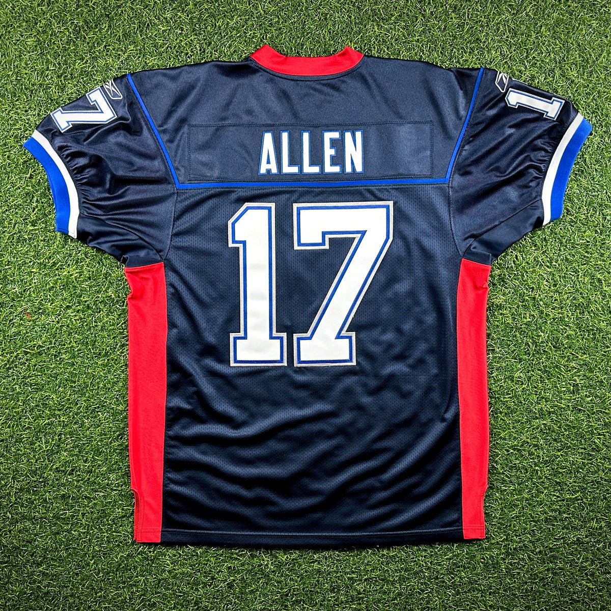 New! Reebok NFL Authentic Reverse Retro Jersey Buffalo Bills Josh Allen Sz. 52