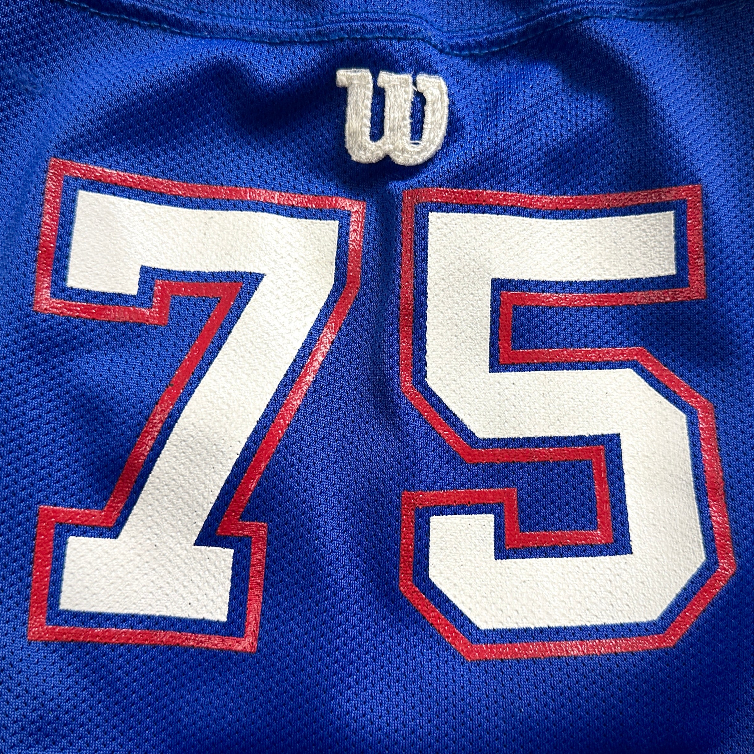 1994 Wilson NFL Game Used Worn Jersey Detroit Lions Lomas Brown Pro Bowl NFC