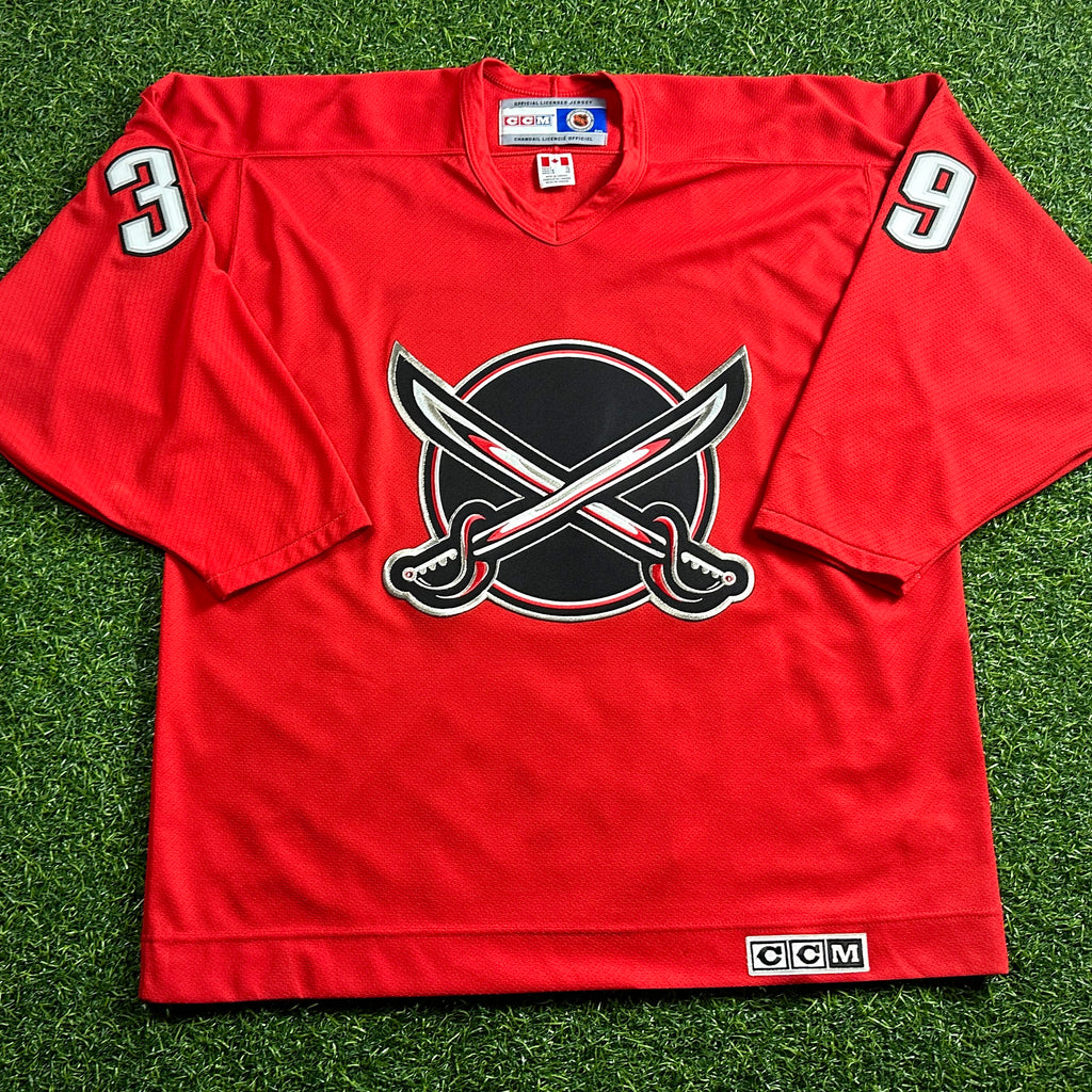 2000 CCM NHL Practice Jersey Buffalo Sabres Dominik Hasek Red Alternate Sz. XL