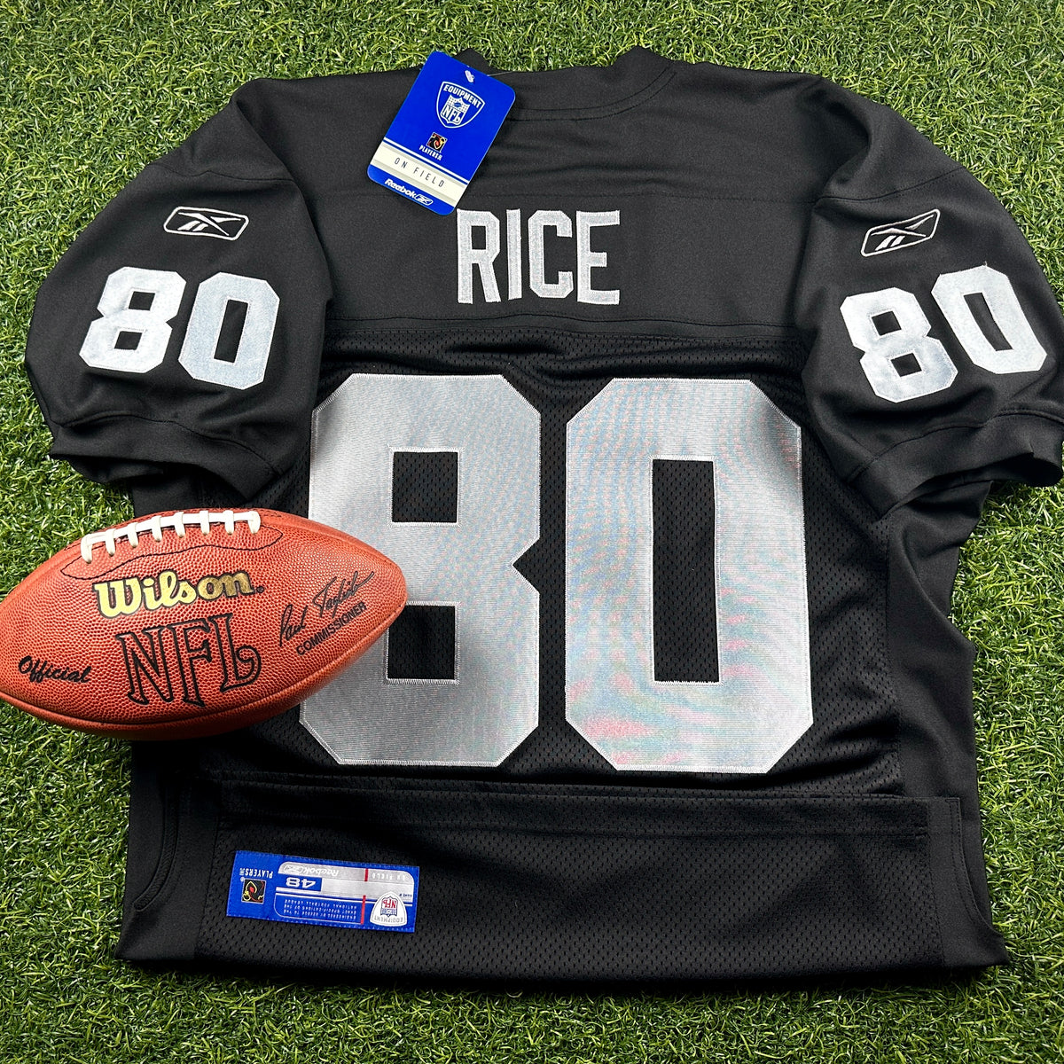New! 2004 NFL Authentic Jersey Oakland Raiders Jerry Rice Sz. 48 Vintage NWT