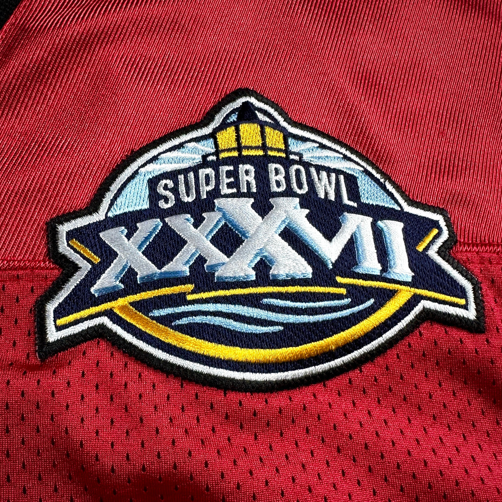 2002 Reebok NFL Authentic Jersey Tampa Bay Buccaneers Keyshawn Johnson Sz. 48 Super Bowl XXXVII