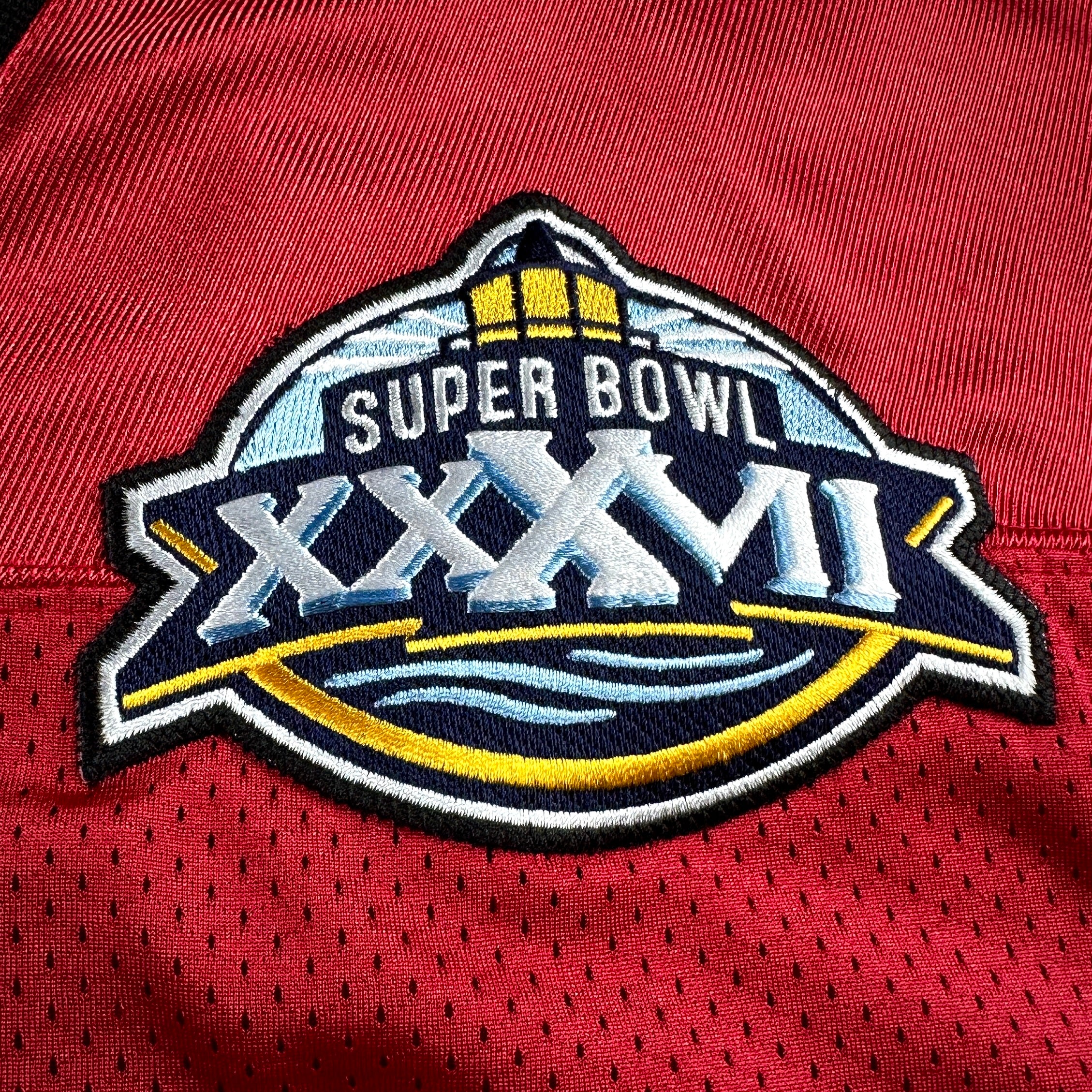 2002 Reebok NFL Authentic Jersey Tampa Bay Buccaneers Keyshawn Johnson Sz. 48 Super Bowl XXXVII