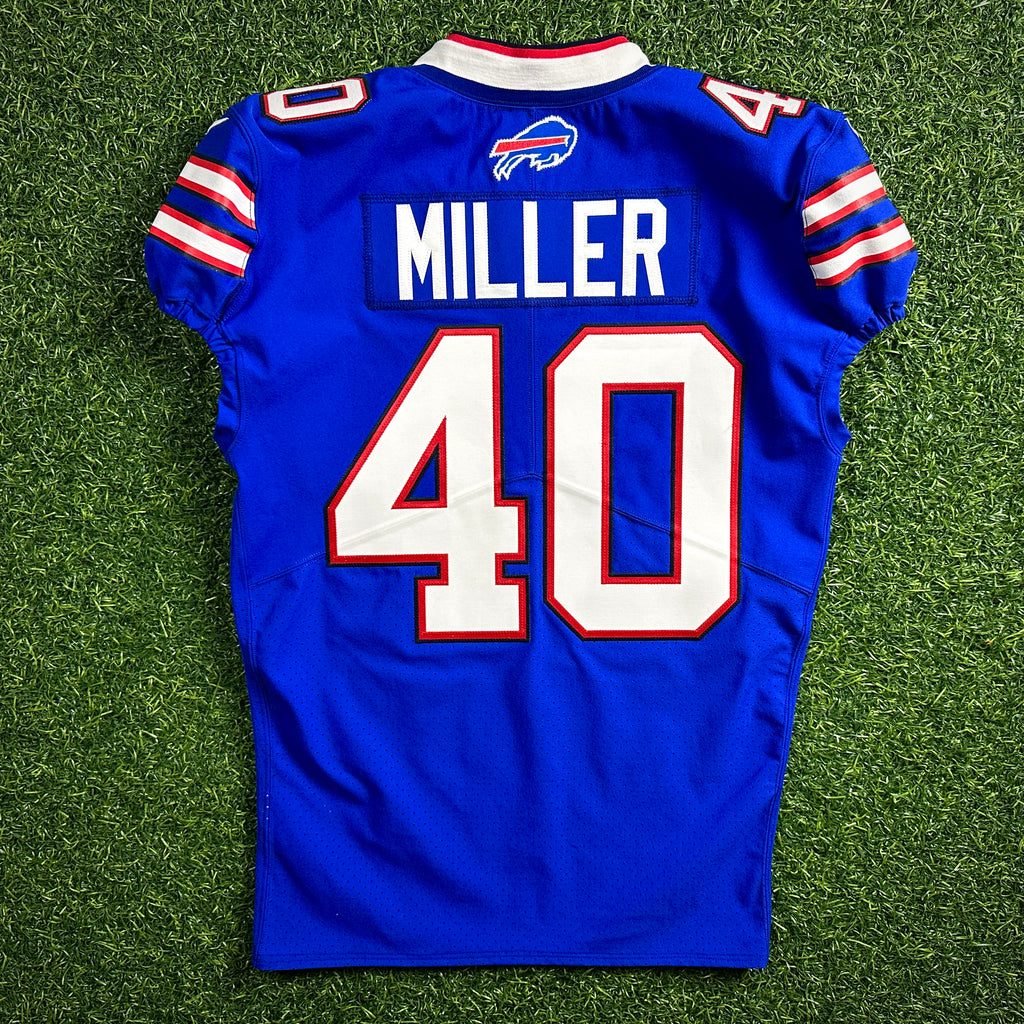 2022 Nike NFL Team Issued Game Jersey Buffalo Bills Von Miller Sz. 42 L-BK MVP