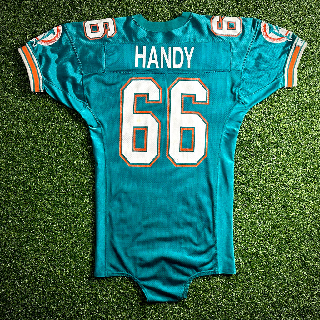 1991 Wilson NFL Game Used Worn Jersey Miami Dolphins Darren Handy Joe Robbie JR