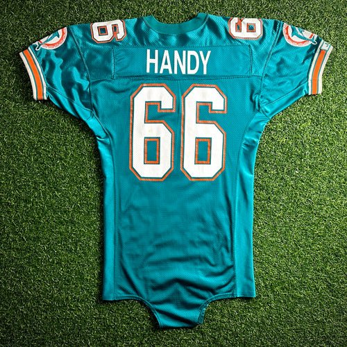 1991 Wilson NFL Game Used Worn Jersey Miami Dolphins Darren Handy Joe Robbie JR