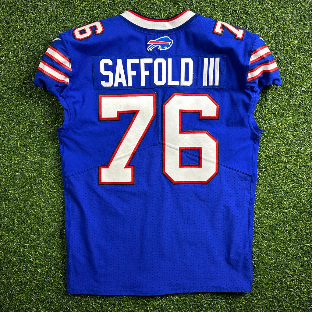 2022 Nike NFL Game-Used Jersey Buffalo Bills Rodger Saffold Sz. 46 Team COA