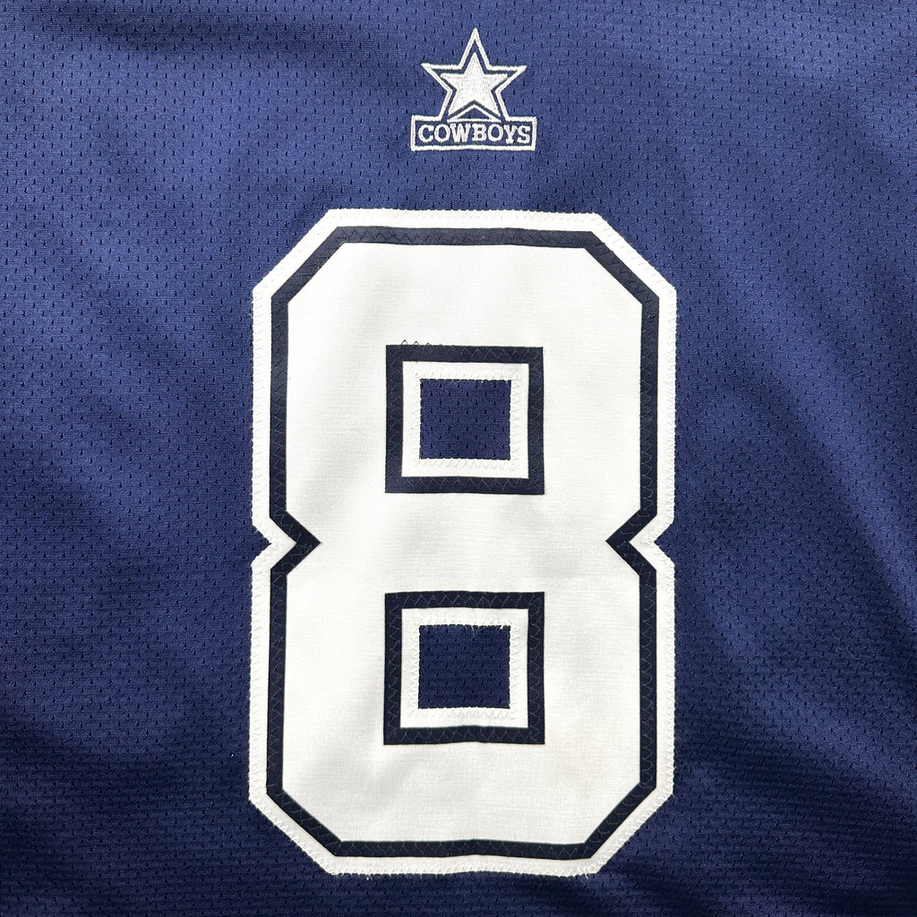 Reebok NFL Authentic Jersey Dallas Cowboys Troy Aikman Sz. 48 Throwback Double Star