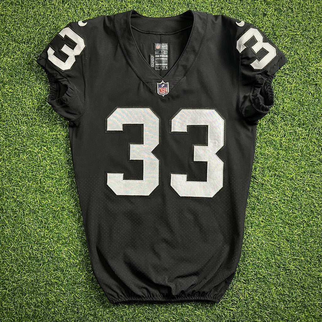 2022 Nike NFL Game Used Worn Jersey Las Vegas Raiders Roderic Teamer Inscribed