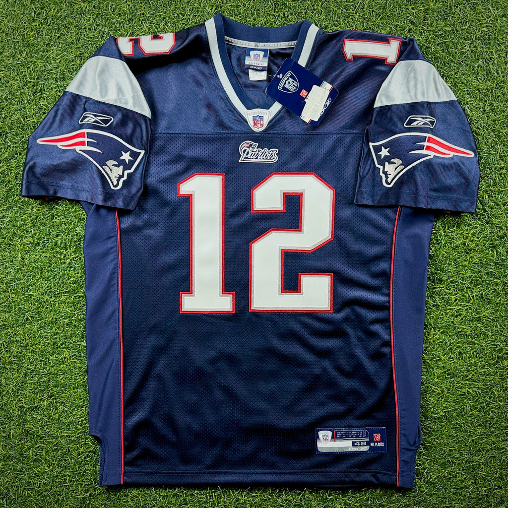New! 2007 Reebok NFL Authentic Jersey New England Patriots Tom Brady Sz. 48 Vintage