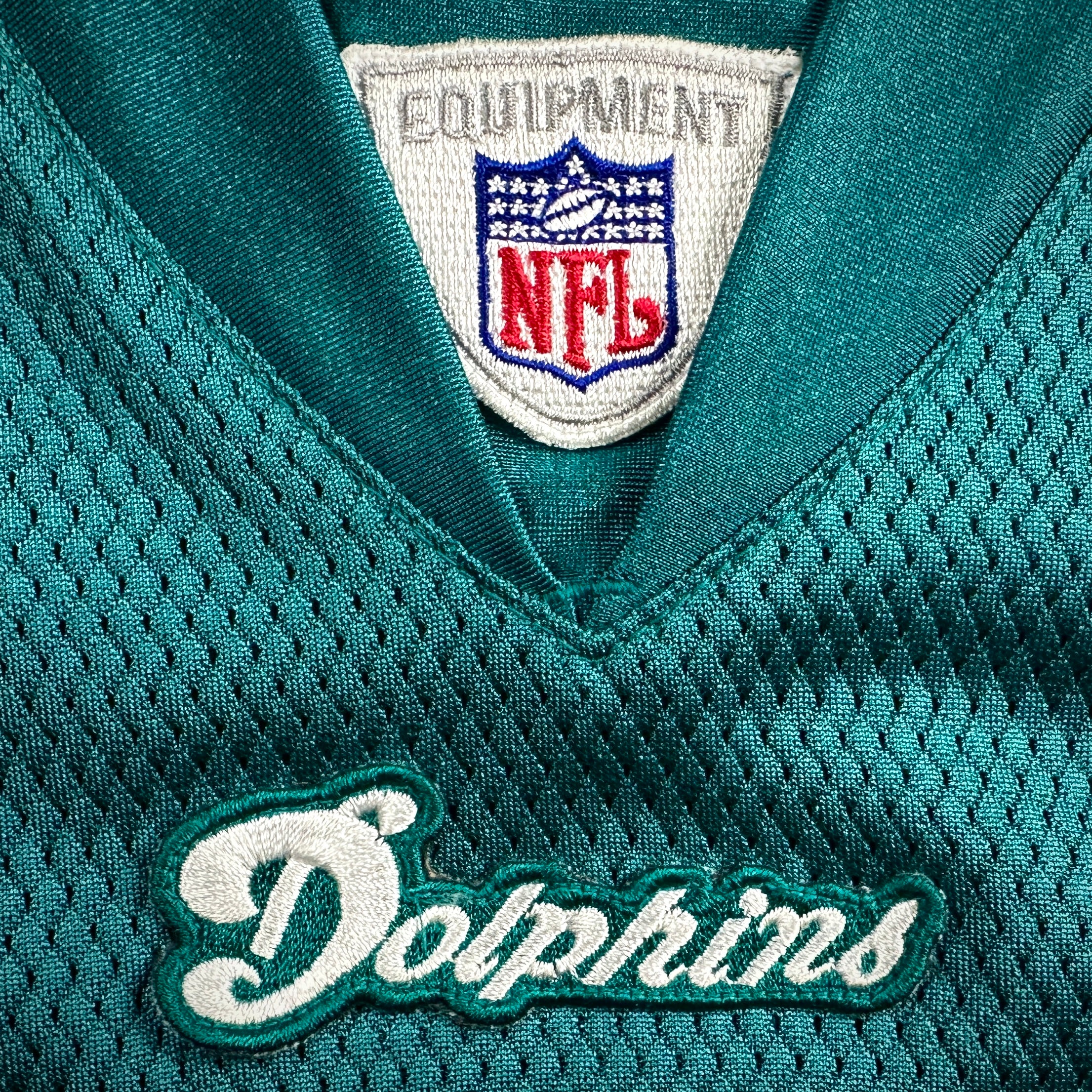 2002 Reebok NFL Authentic Jersey Miami Dolphins Ricky Williams Sz. 50 Anniversary Patch