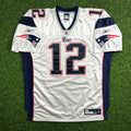 2007 Reebok NFL Authentic Jersey New England Patriots Tom Brady Sz. 52 Vintage MVP