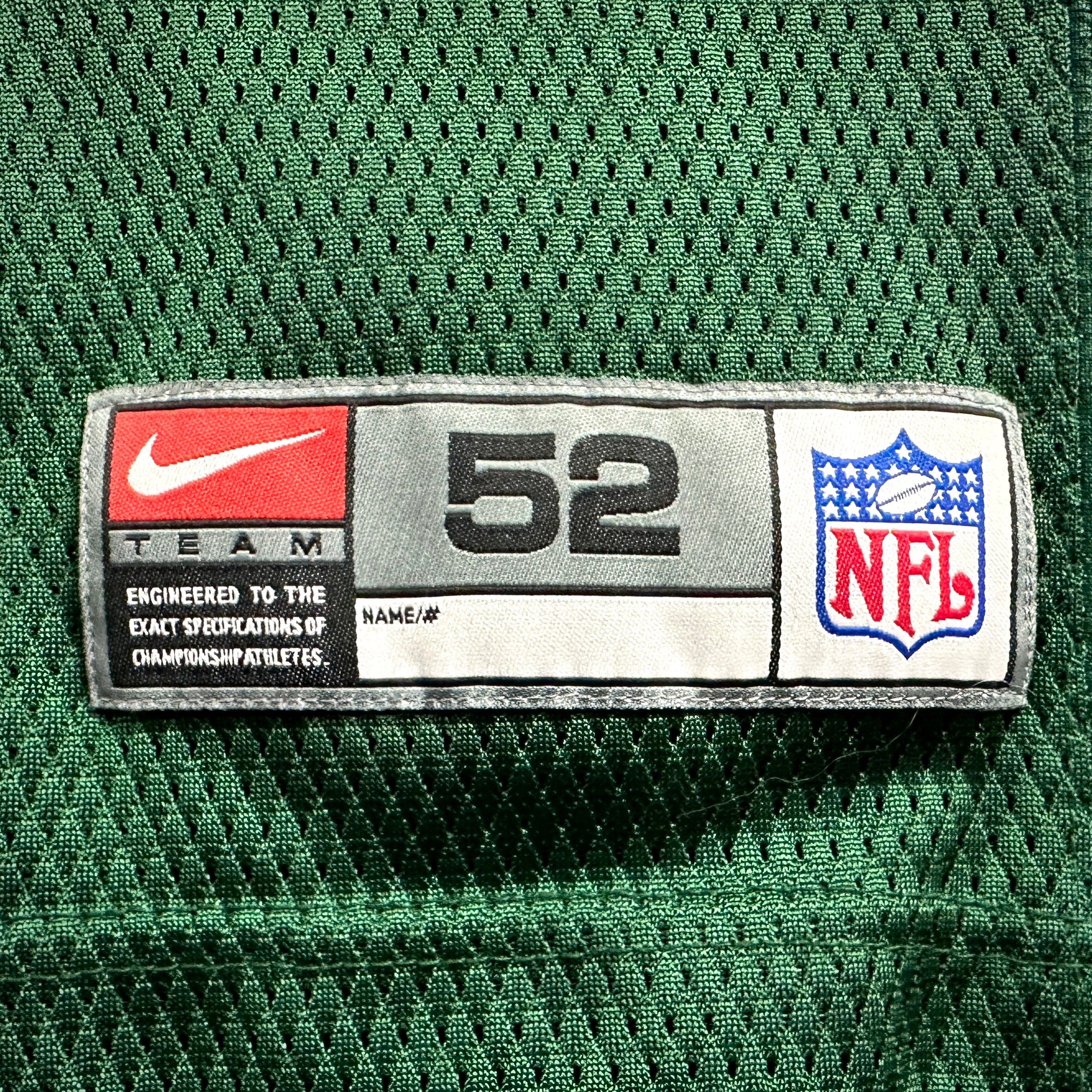 New! 2000 Nike NFL Authentic Jersey New York Jets Victor Green Sz. 52 NWT