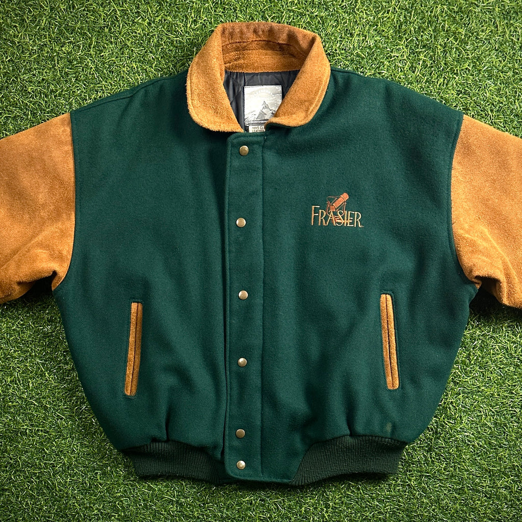 Paramount Pictures NBC Frasier Cast & Crew Jacket Sz. L 90’s Vintage Leather