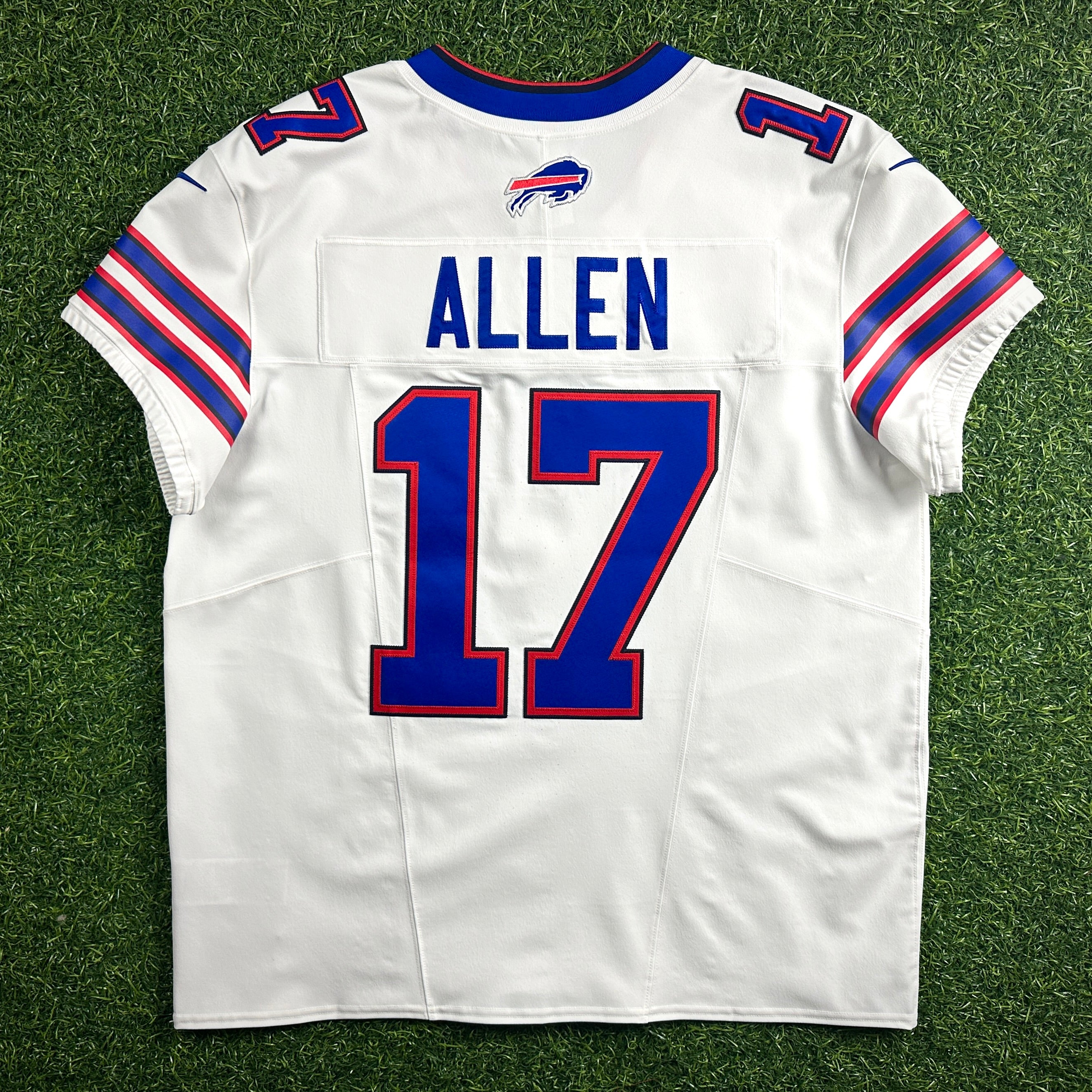 New! 2025 Nike NFL Vapor FUSE Elite Authentic Jersey Buffalo Bills Josh Allen Sz. 48 White Road