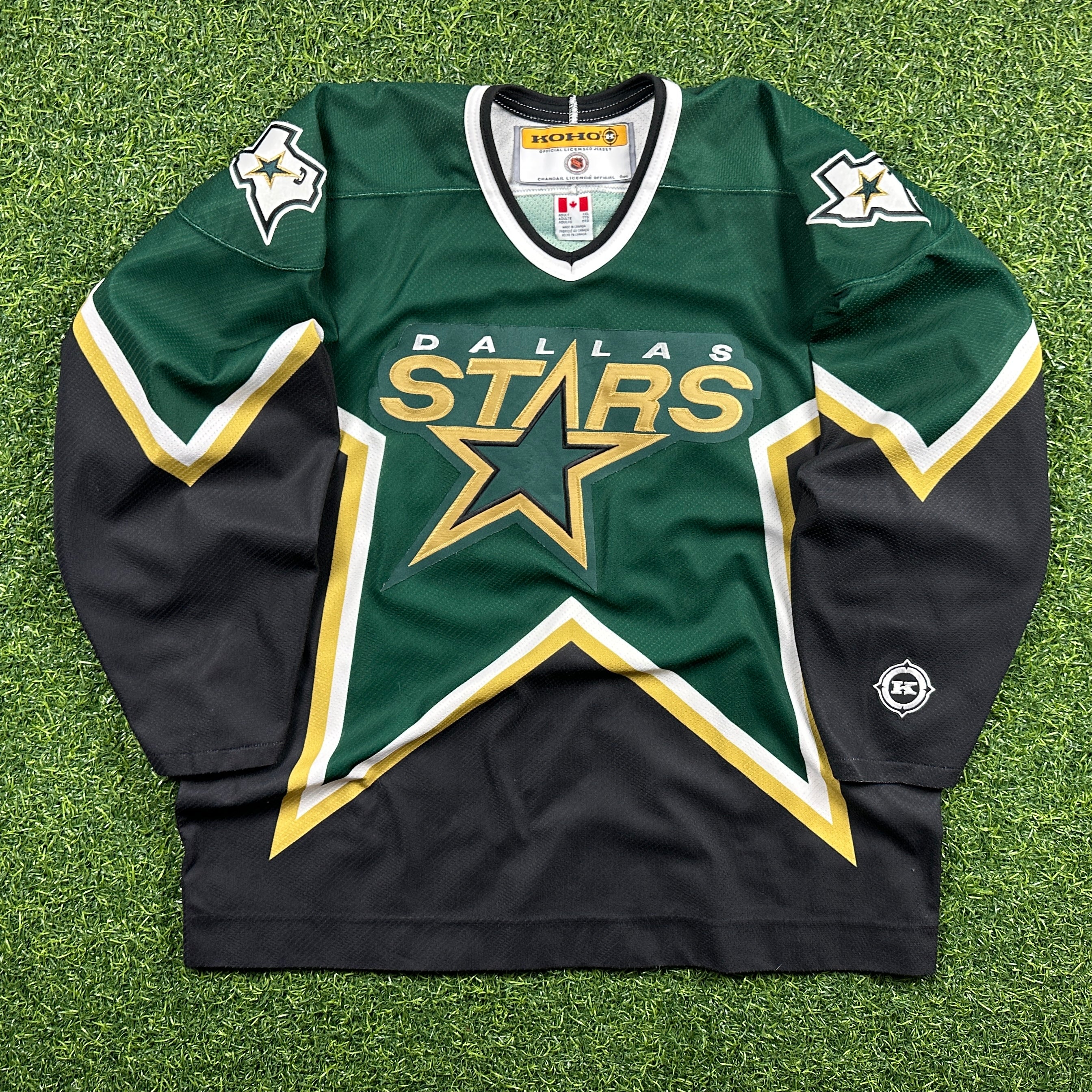 2001/02 Koho NHL Dallas Stars Green Away Jersey Sz. 2XL Vintage