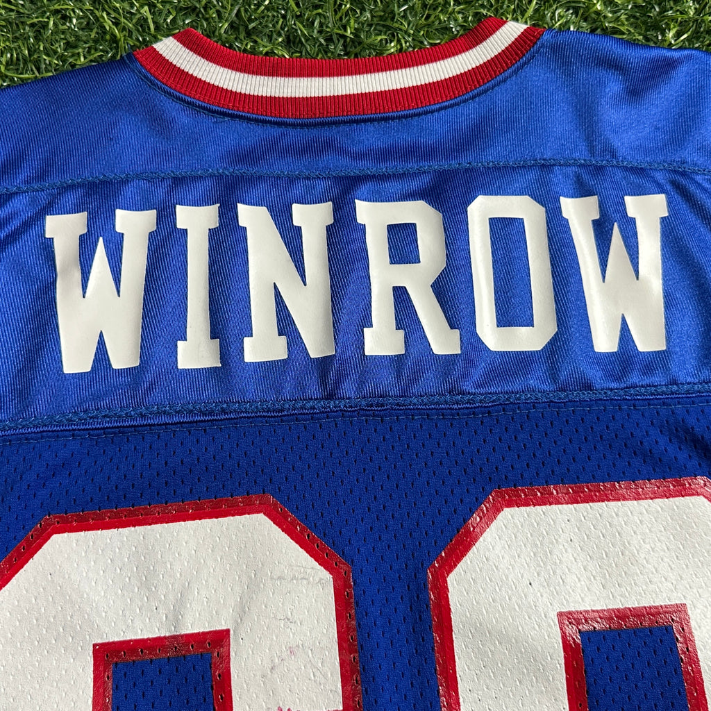 1994 Apex NFL Game Used Rookie Jersey New York Giants Jason Winrow 48 Ohio State