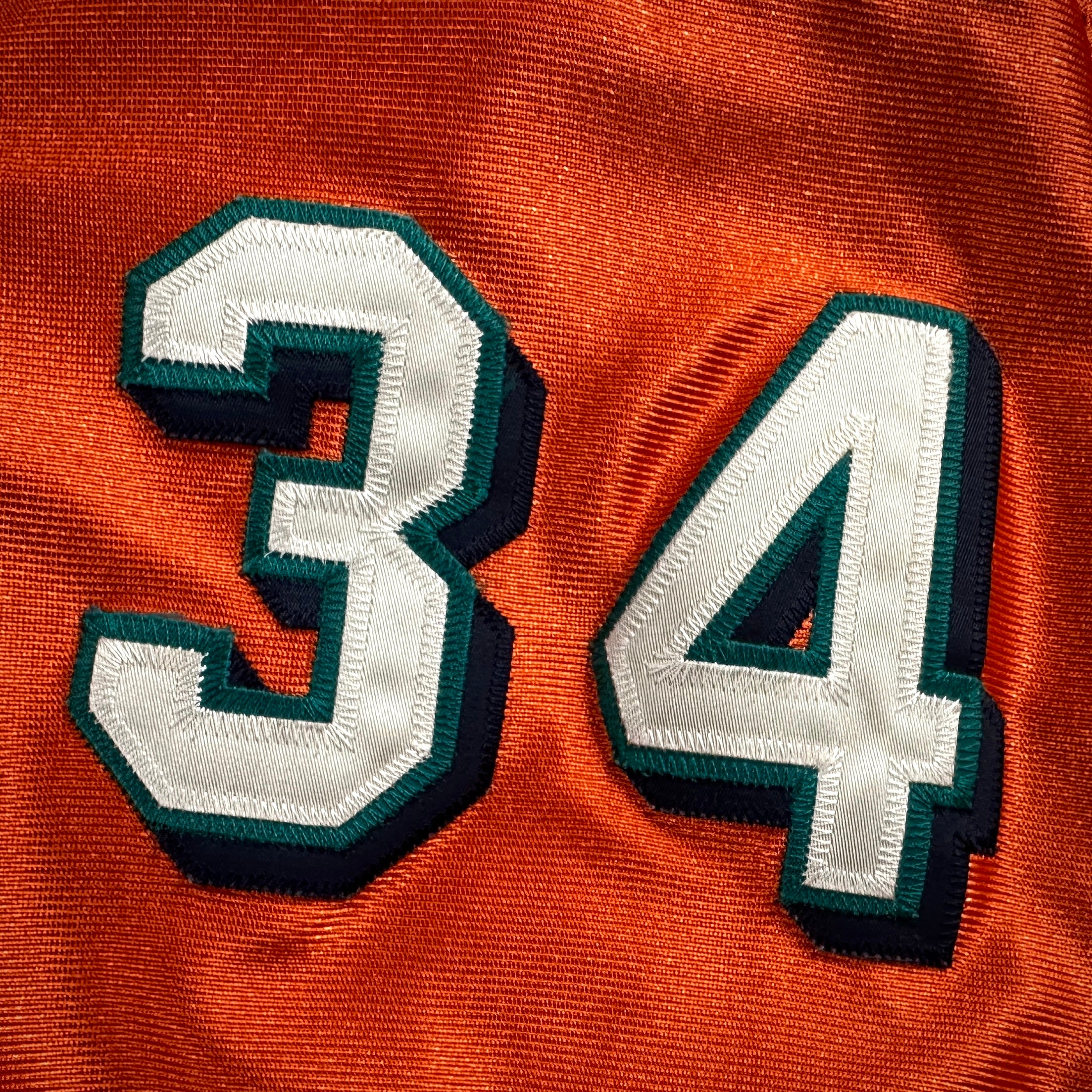 2005 Reebok NFL Authentic Jersey Miami Dolphins Ricky Williams Sz 48 Orange Alt