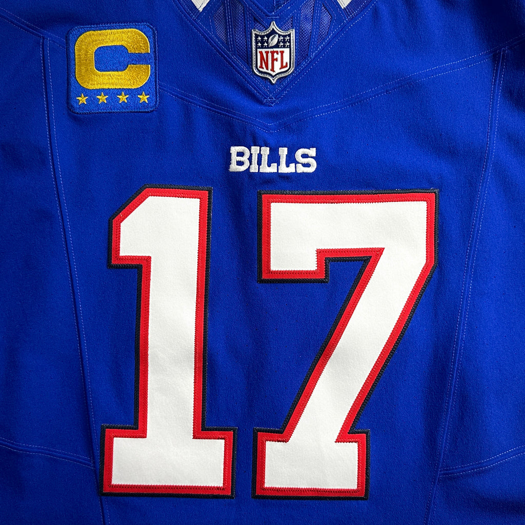 New! 2025 Nike NFL Vapor FUSE Elite Authentic Jersey Buffalo Bills Josh Allen Sz. 44 Blue Home