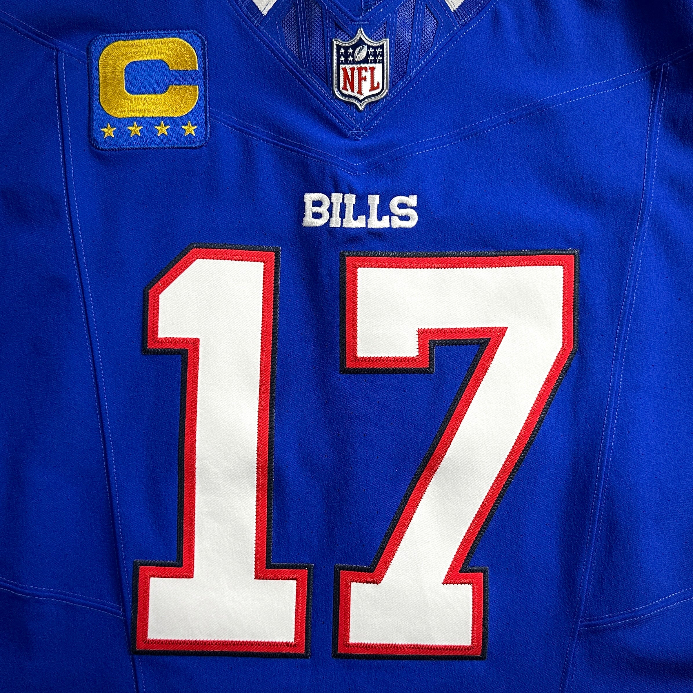 New! 2025 Nike NFL Vapor FUSE Elite Authentic Jersey Buffalo Bills Josh Allen Sz. 44 Blue Home