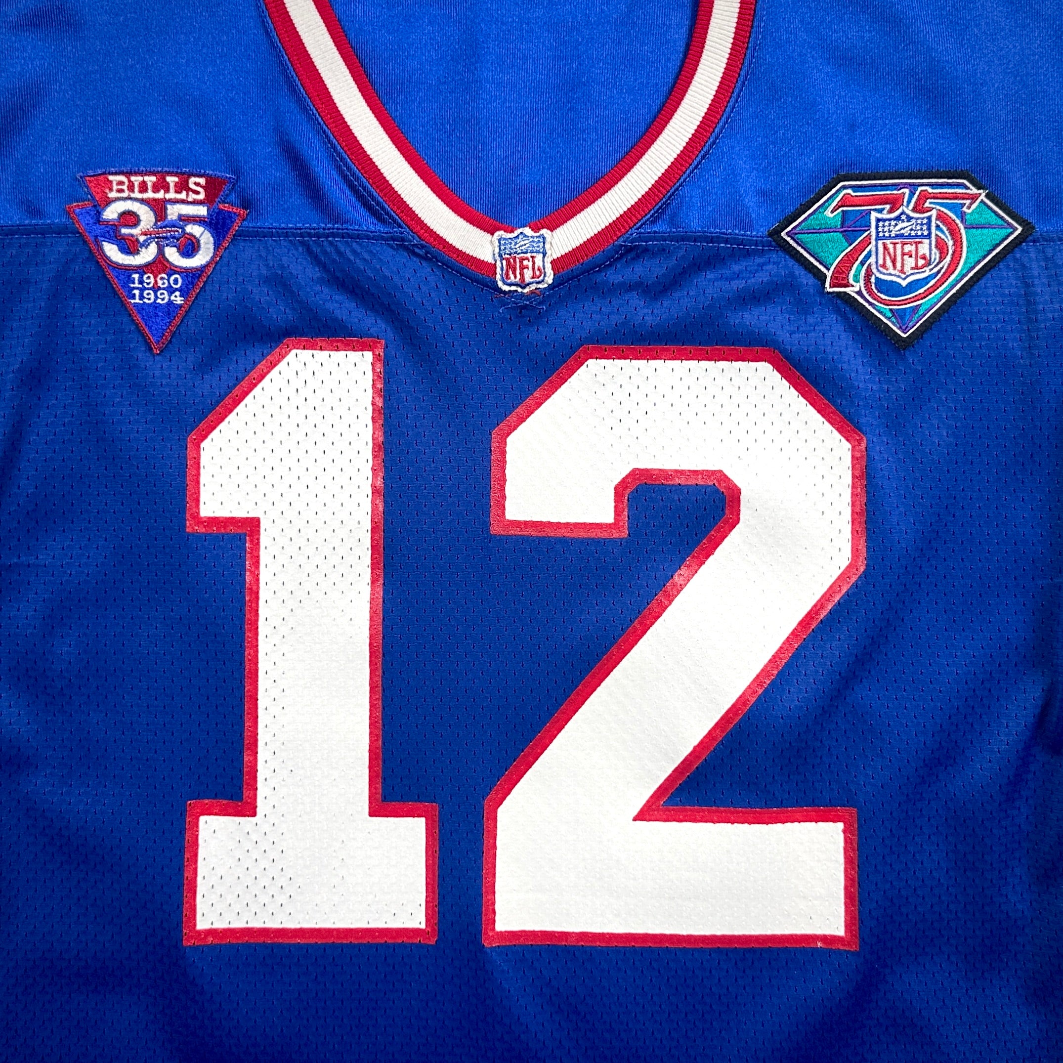 1994 Champion NFL Authentic Jersey Buffalo Bills Jim Kelly Sz. 44 (L)