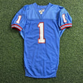 1991 Russell NFL Team Issued Game Jersey Houston Oilers Warren Moon Sz. 42 HOF