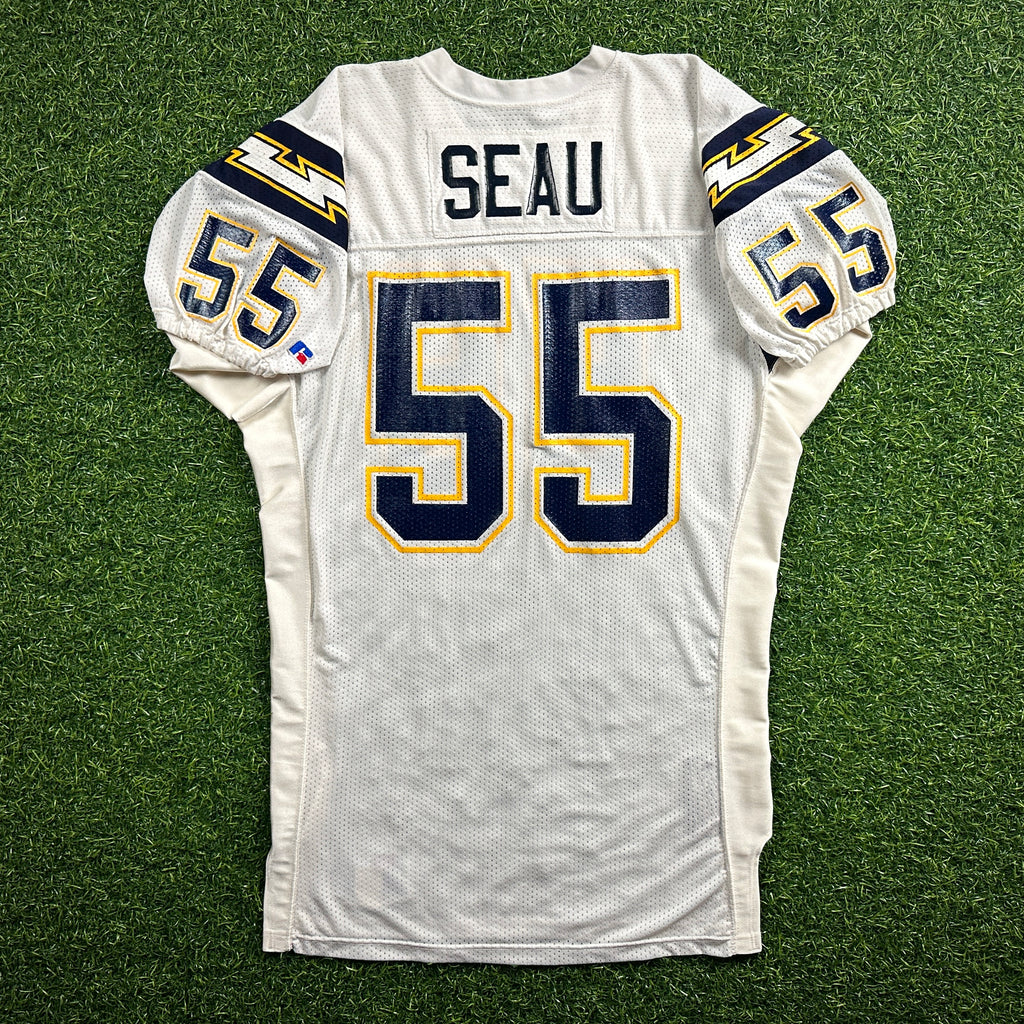 1993 Russell NFL Team Issued Game Jersey San Diego Chargers Junior Seau HOF