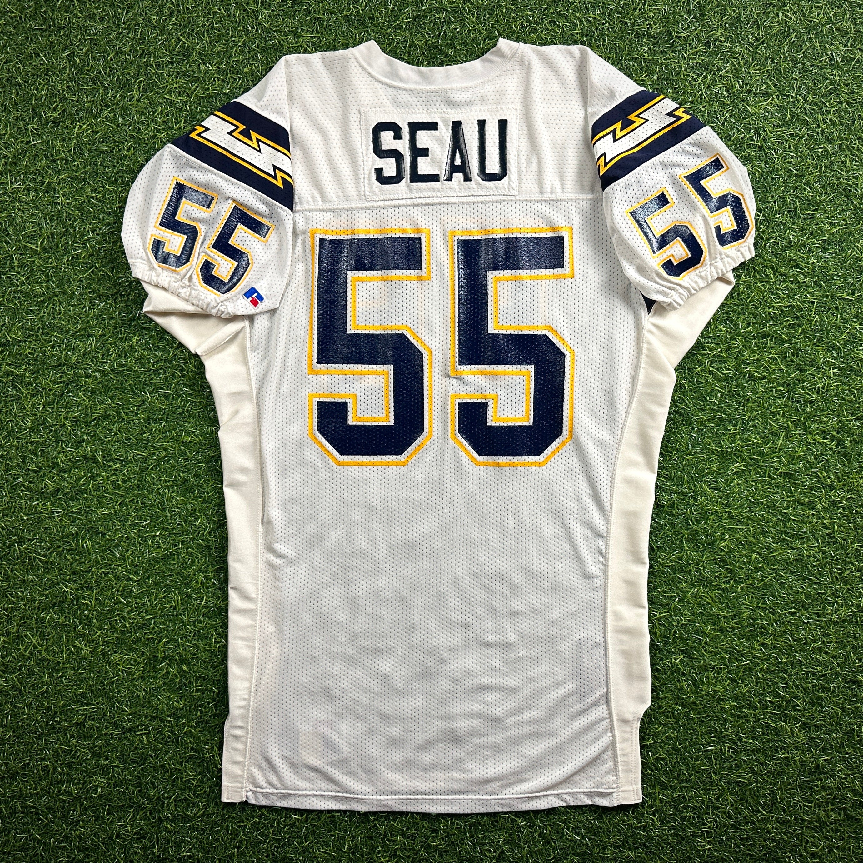 1993 Russell NFL Team Issued Game Jersey San Diego Chargers Junior Seau HOF