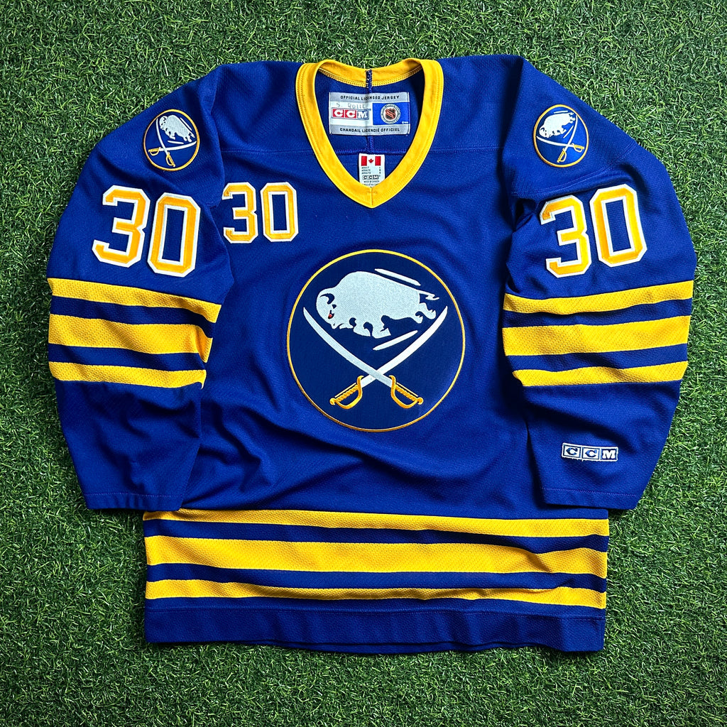 2006 CCM NHL Buffalo Sabres Alternate Jersey Ryan Miller Sz L Vintage MiC