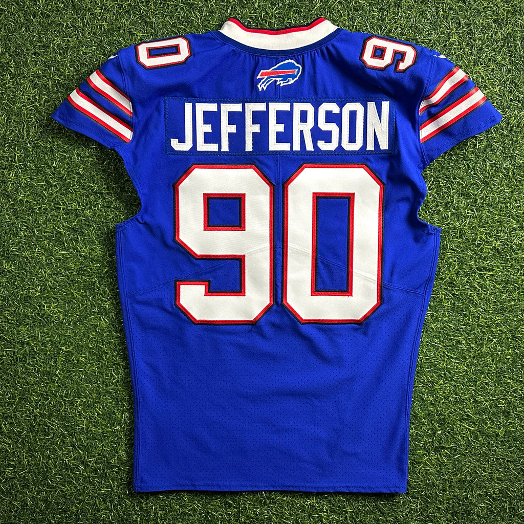 2020 Nike NFL Game-Issued Jersey Buffalo Bills Quinton Jefferson Sz. 44 Team COA
