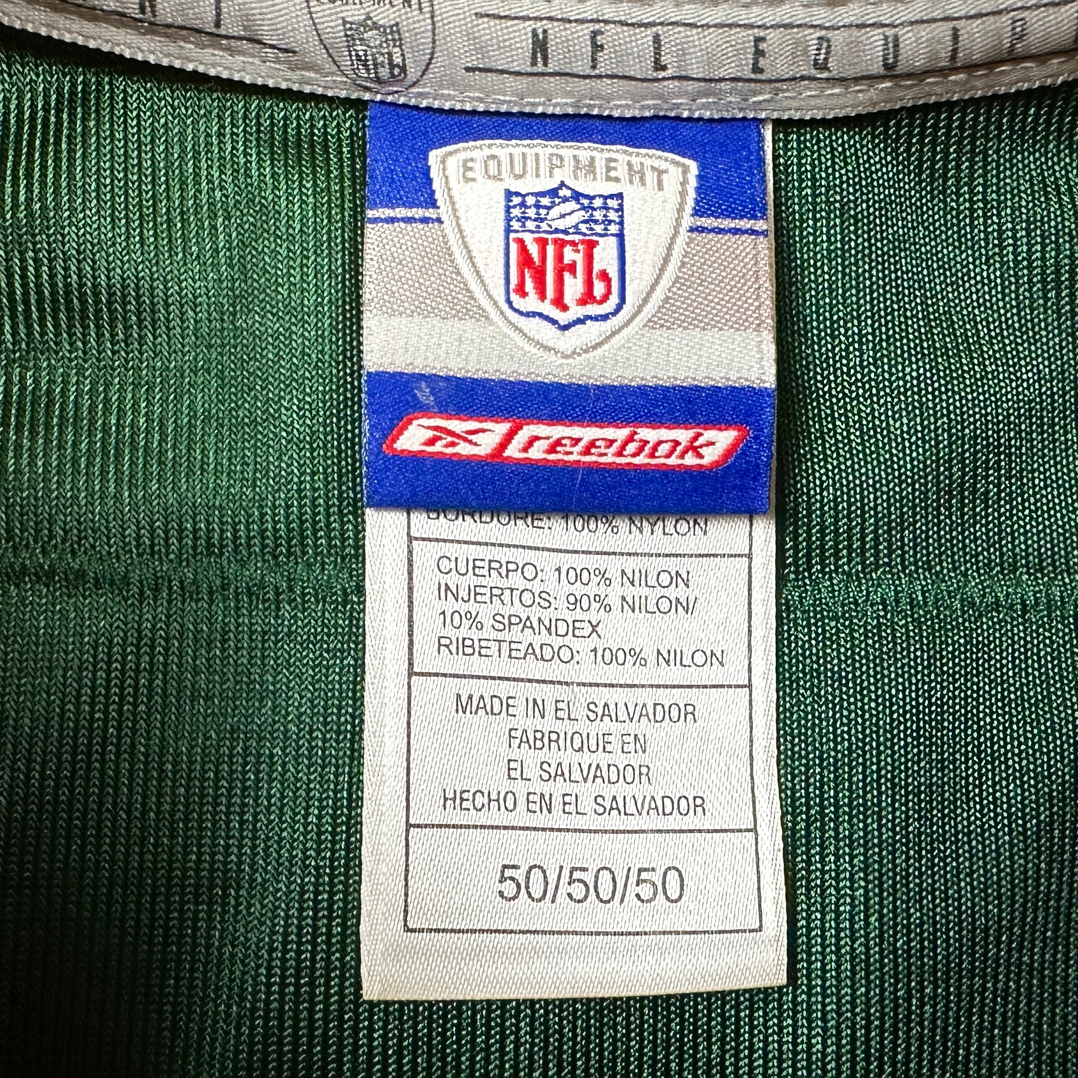 2003 Reebok NFL Authentic Jersey Green Bay Packers Brett Favre Sz. 50 Lambeau Patch