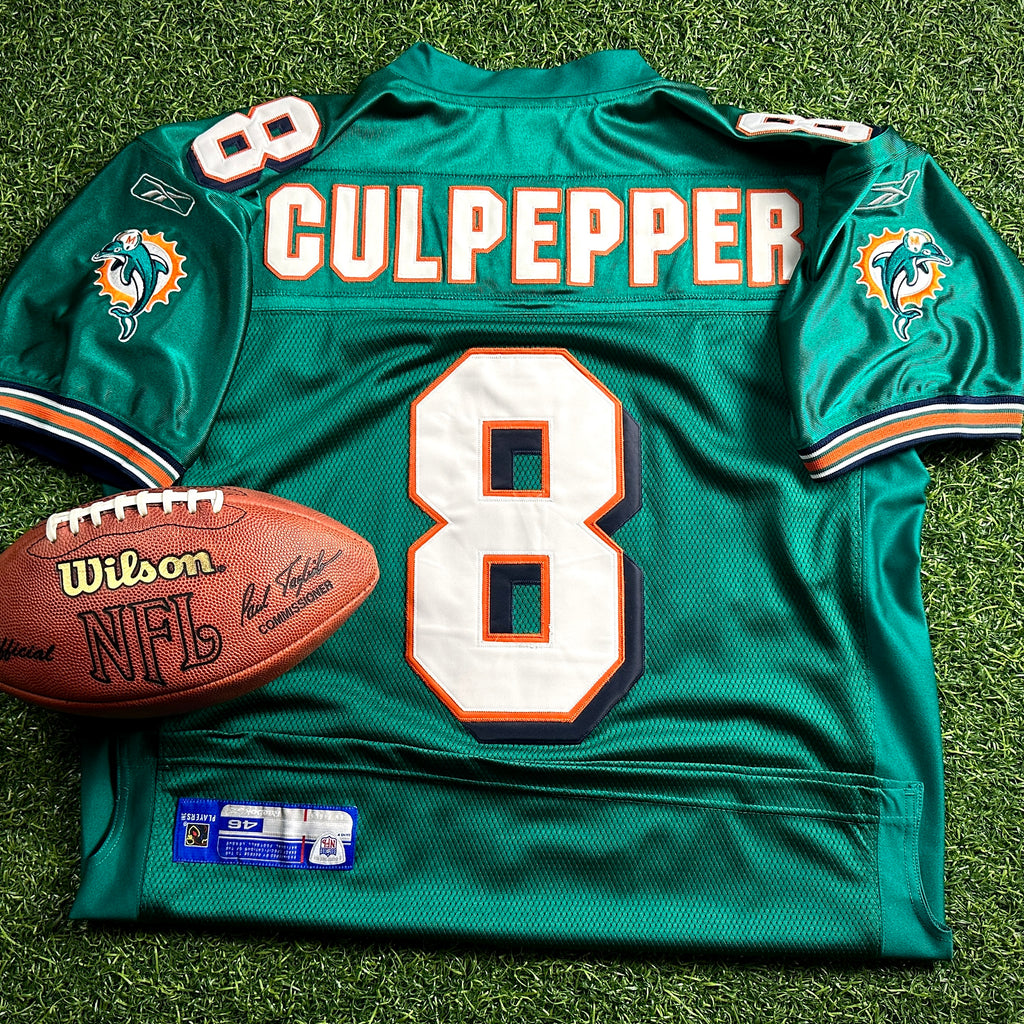 New! 2006 Reebok NFL Authentic Jersey Miami Dolphins Daunte Culpepper Sz. 46 NWT