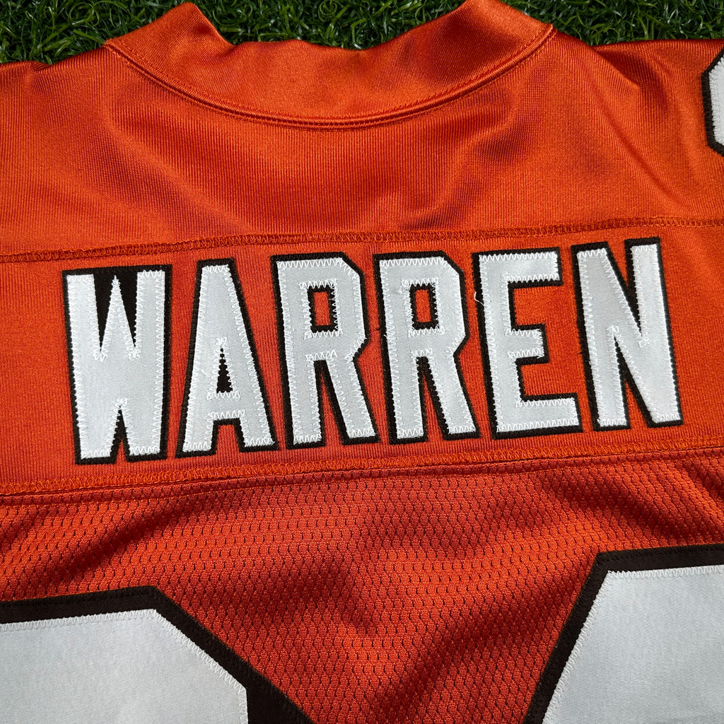 2003 Reebok NFL Authentic Team-Issued Jersey Cleveland Browns Gerard Warren Sz. 46 Orange Alternate