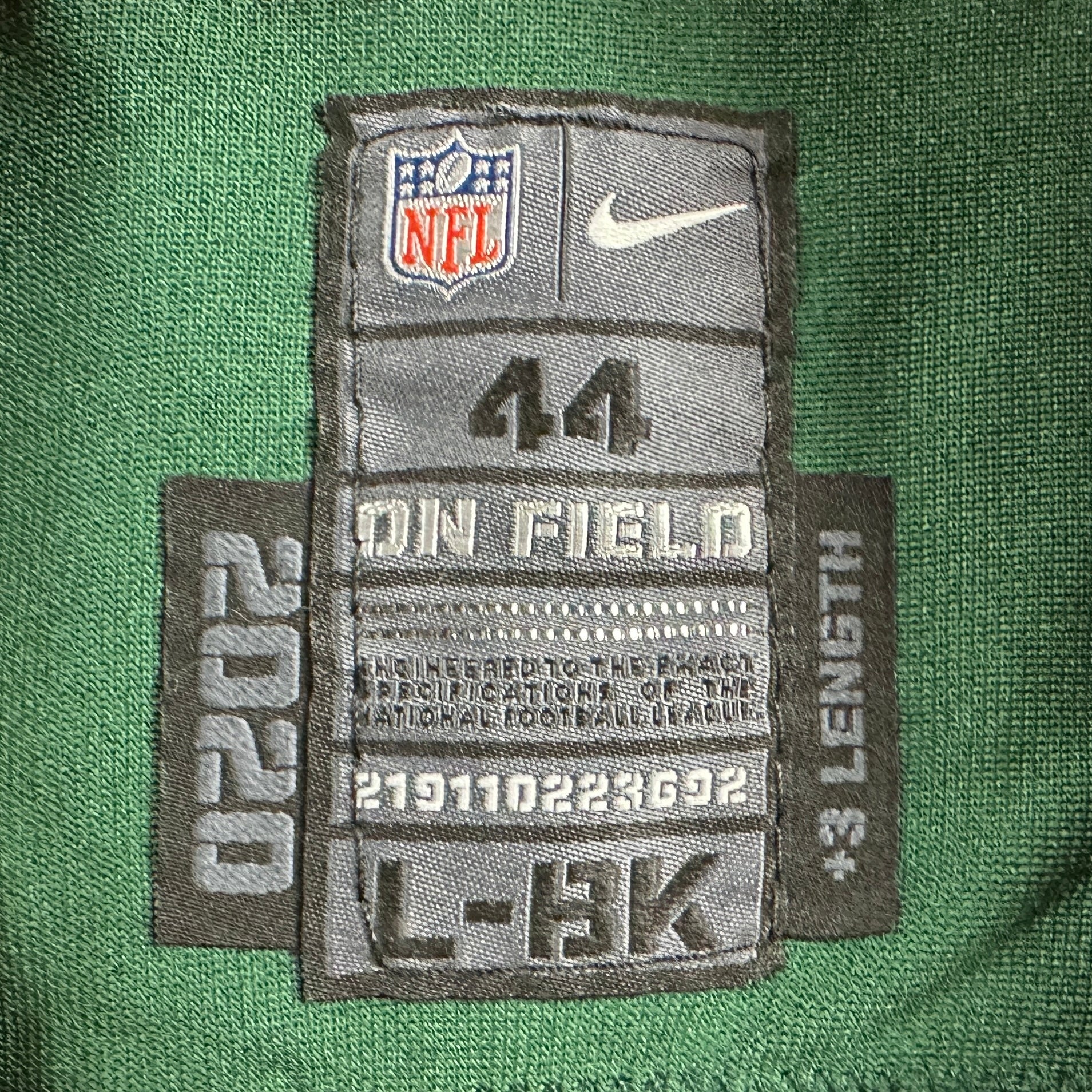 2020 Nike NFL Team Issued Game Jersey Green Bay Packers Aaron Rodgers Sz. 44