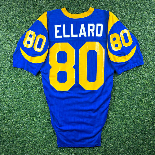 1990 Russell Athletic NFL Team Issued Game Jersey Los Angeles Rams Henry Ellard Sz. 42